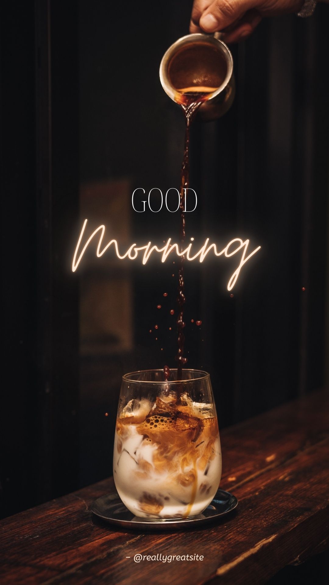 Elegant Coffee Good morning Instagram story