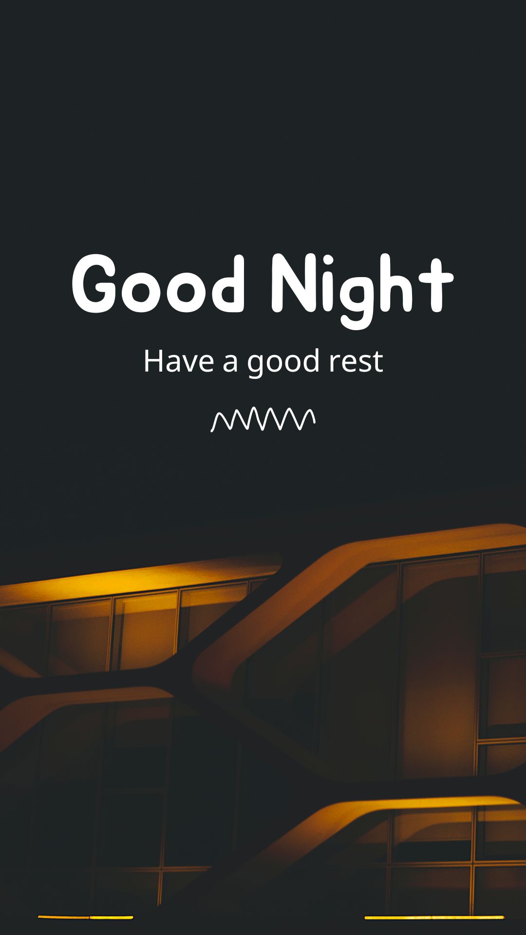 Good Night Greeting Instagram Story Building During Night