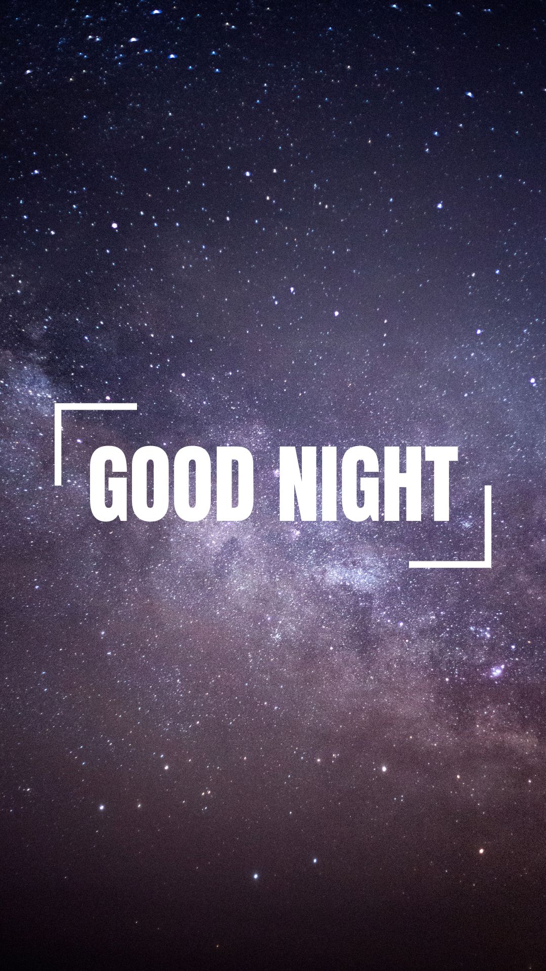 Good Night Instagram Story Starry Sky Night