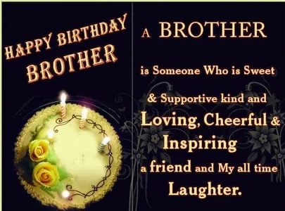 Happy Birthday Wishes to Brother Quote