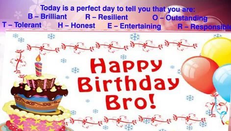 Happy birthday images brother with Meaning Brother