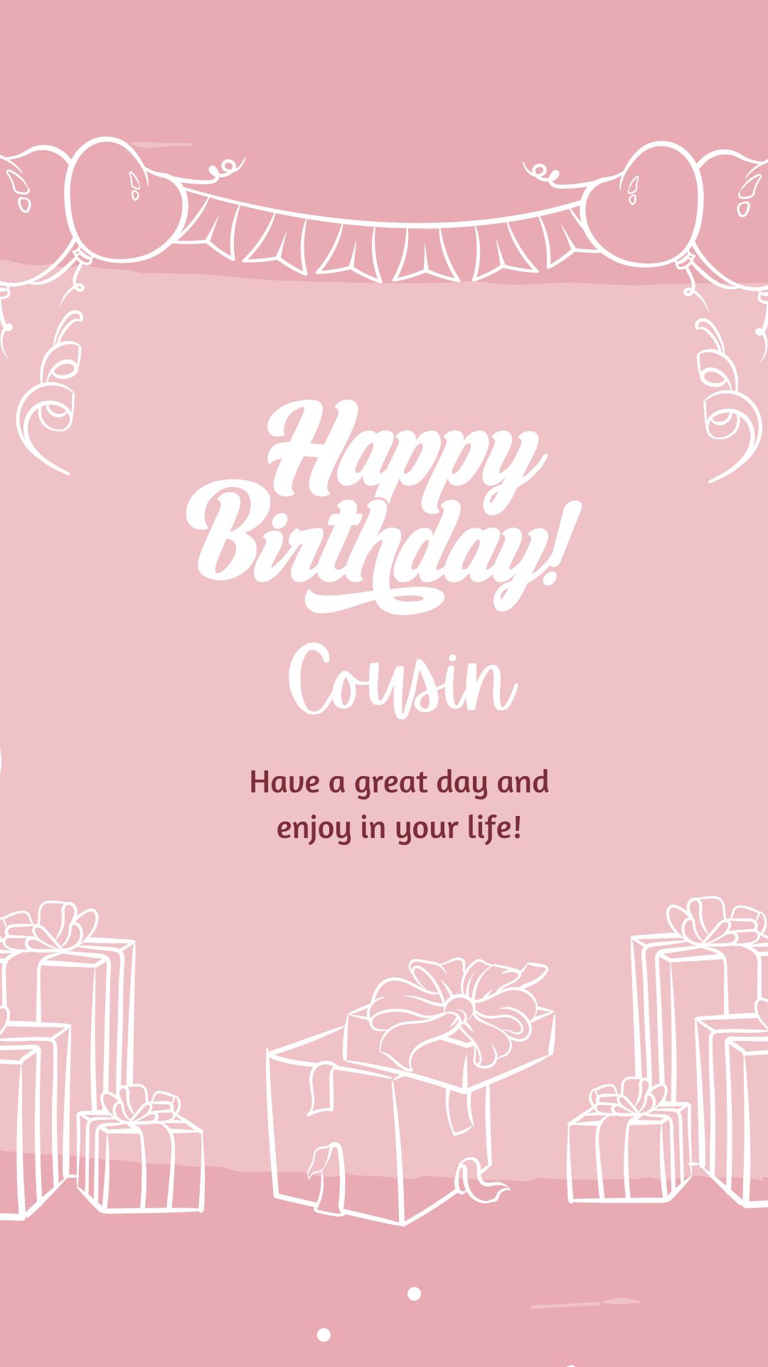 birthday images cousin female pink party decoration