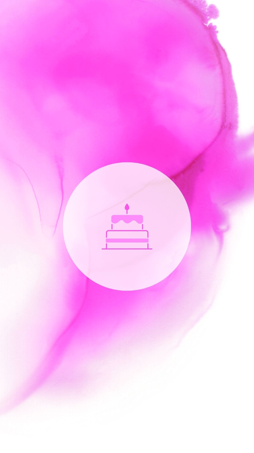 birthday instagram highlight cover soft pink brush icon
