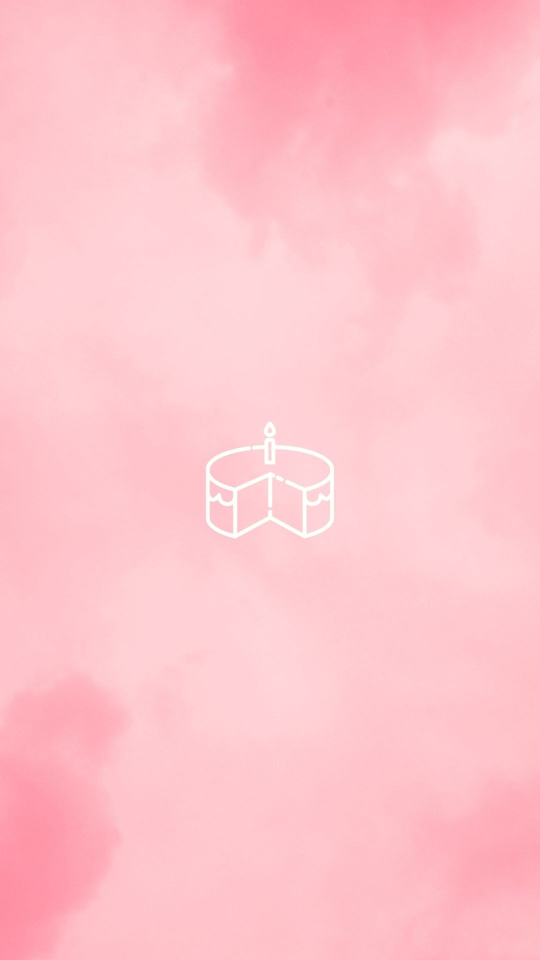 cake birthday instagram highlight cover pink cloud