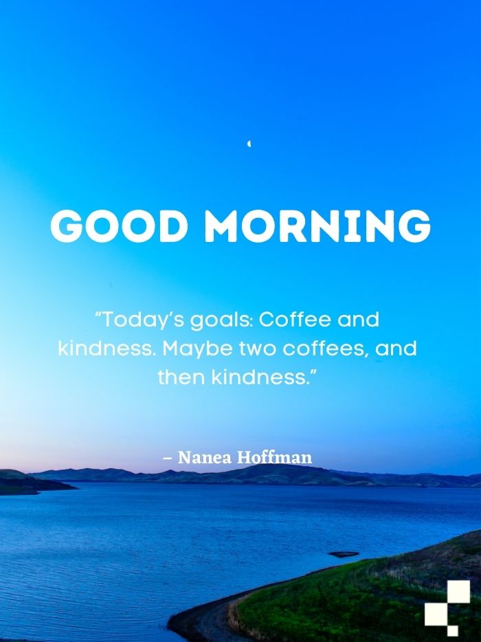 good morning images hd new with quotes blue sky background