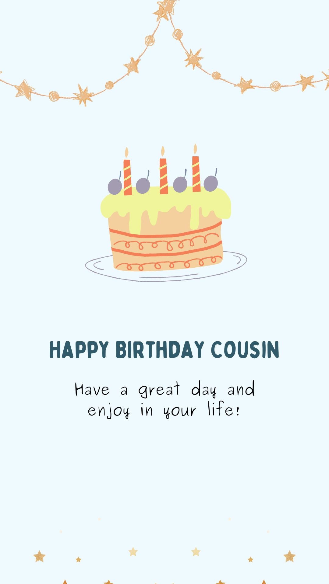 happy birthday cousin cake wishes decoration