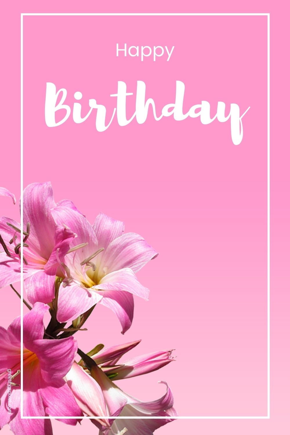 happy birthday images flowers hd